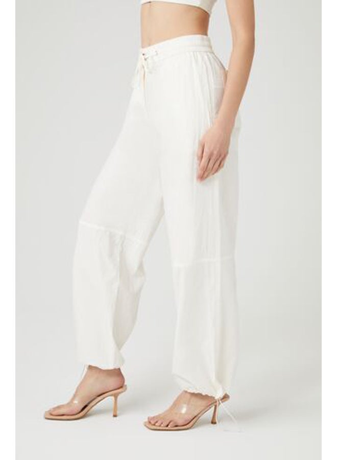 FOREVER 21 Cotton High-Rise Wide-Leg Pants - Image 3