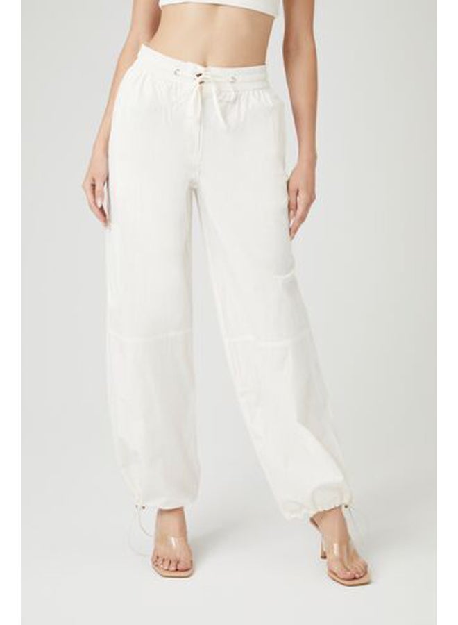 FOREVER 21 Cotton High-Rise Wide-Leg Pants - Image 2