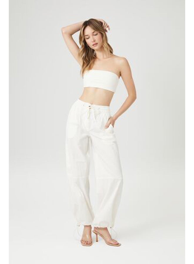 FOREVER 21 Cotton High-Rise Wide-Leg Pants - Image 5
