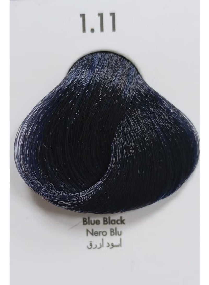 Vizo Professional hair colour cream 1.11 BLUE BLACK 120ML - Image 2