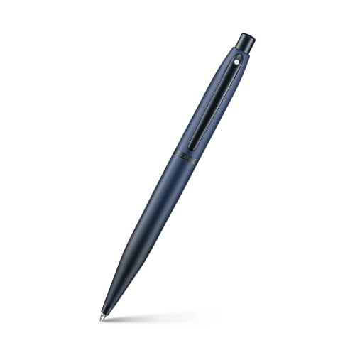SHEAFFER قلم حبر جاف شيفر VFM | E9429 أزرق مطفي مع تفاصيل سوداء | قلم حبر جاف فاخر - Image 1