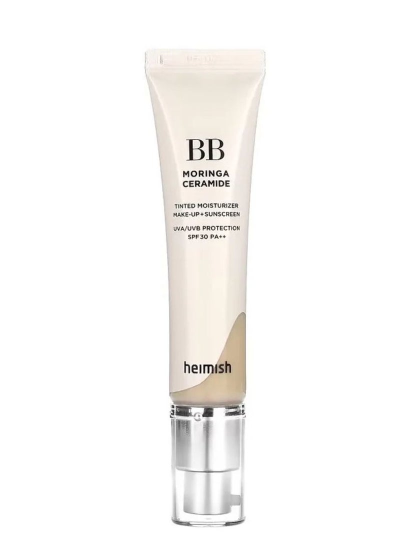 Heimish Heimish Moringa Ceramide BB Cream, Tinted Moisturizer Make-Up + Sunscreen, SPF 30 PA++, 23C Nude, 1.05 oz (30 g) 