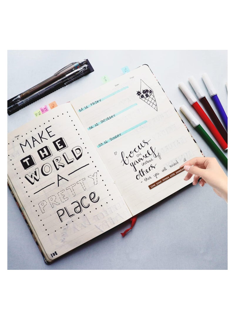 KASTWAVE 8 Sheet Vintage Scrapbook Stickers for Journaling Junk Journal Supplies, Quote Stickers, DIY Phrase Word Stickers for Scrapbooking Planners, Notebook Collage Album Aesthetic Stickers (Colorful) - Image 3