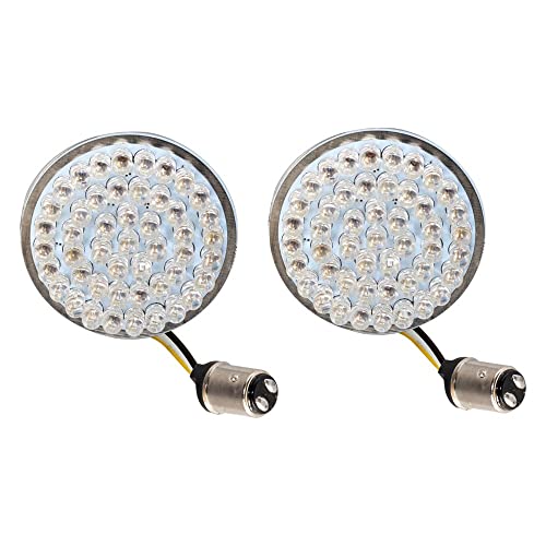 Hogworkz® LED Halomaker™ Front Turn Signals 1157 Base with White Running & Amber Turn - Compatible with Harley Davidson - Image 1