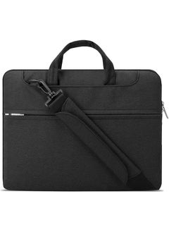 Lacdo Laptop Shoulder Bag Sleeve For 16 Inch New Macbook Pro M3 Pro Max M2 M1 Pro Max A2991 A2780 A2485 A2141 2023 2019 15" Macbook Pro 2017 2018 15" Microsoft Surface Book 3 2 1 Computer Bag Black  - Image 1