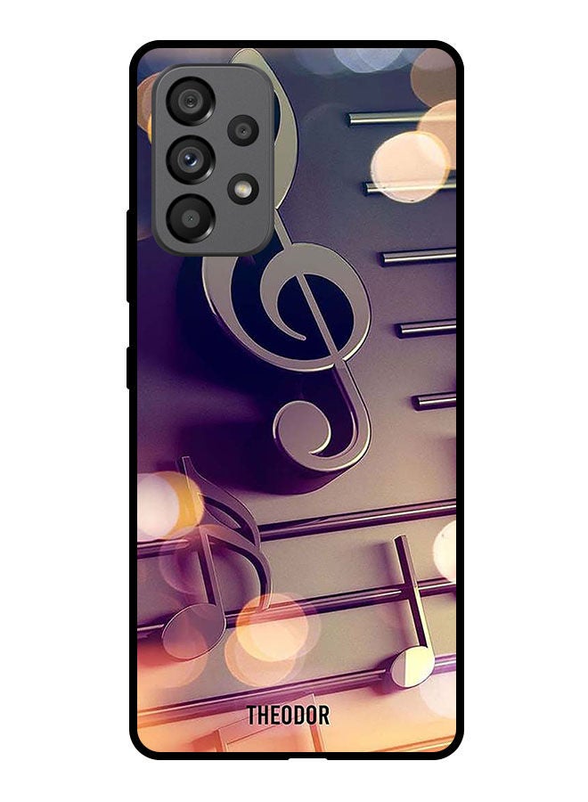 Theodor Protective Case Cover For Samsung Galaxy A53 5G   Music Nodes - Image 1