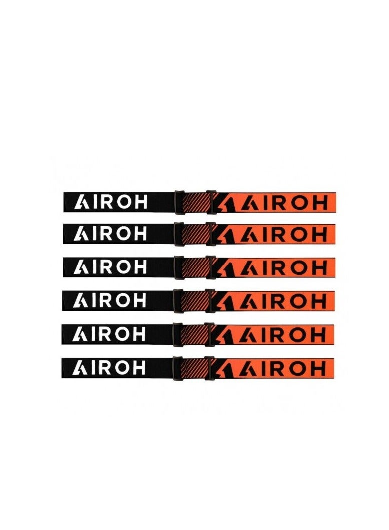 Airoh حزام Xr1 - أسود / برتقالي - Image 2