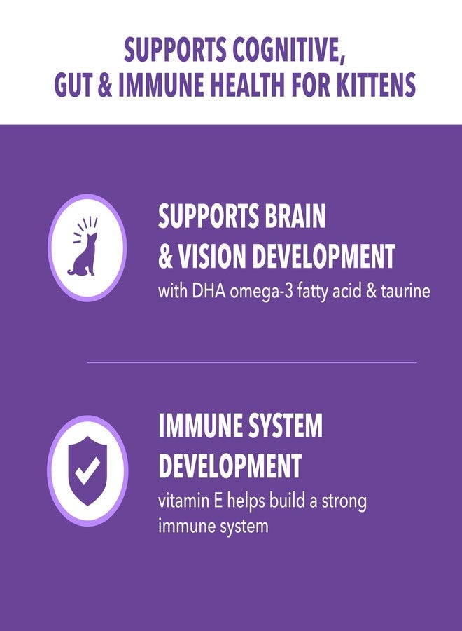 IAMS Proactive Health Kitten Dry Cat Food, Healthy Kitten Food Dry Recipe with Real Chicken in Every Bite, 7 lb. Bag - Image 3