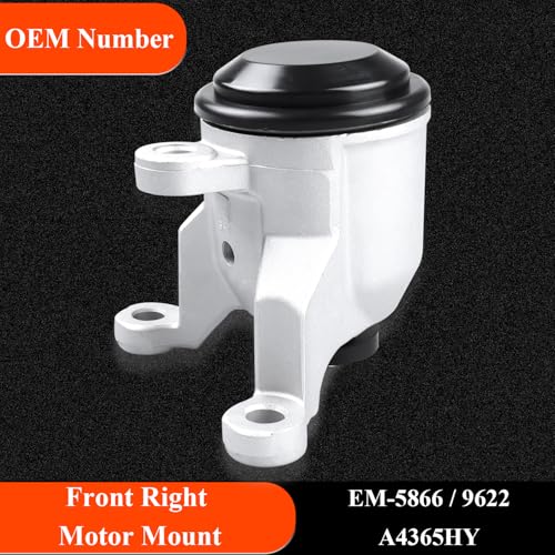 Quivimoro 5Pcs Engine Motor Transmission Mount Set Fit for 2009-2014 Nissan Maxima 3.5L, 2007-2012 Altima 3.5L Auto CVT Trans Auto Motor Mount Replace# A7363 A7361 A4355HY A4365HY A4356HY - Image 4