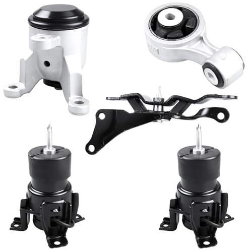 Quivimoro 5Pcs Engine Motor Transmission Mount Set Fit for 2009-2014 Nissan Maxima 3.5L, 2007-2012 Altima 3.5L Auto CVT Trans Auto Motor Mount Replace# A7363 A7361 A4355HY A4365HY A4356HY - Image 1