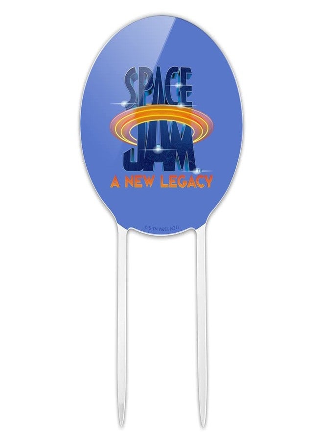 GRAPHICS & MORE Acrylic Space Jam: A New Legacy Logo Cake Topper Party Decoration for Wedding Anniversary Birthday Graduation - Image 1
