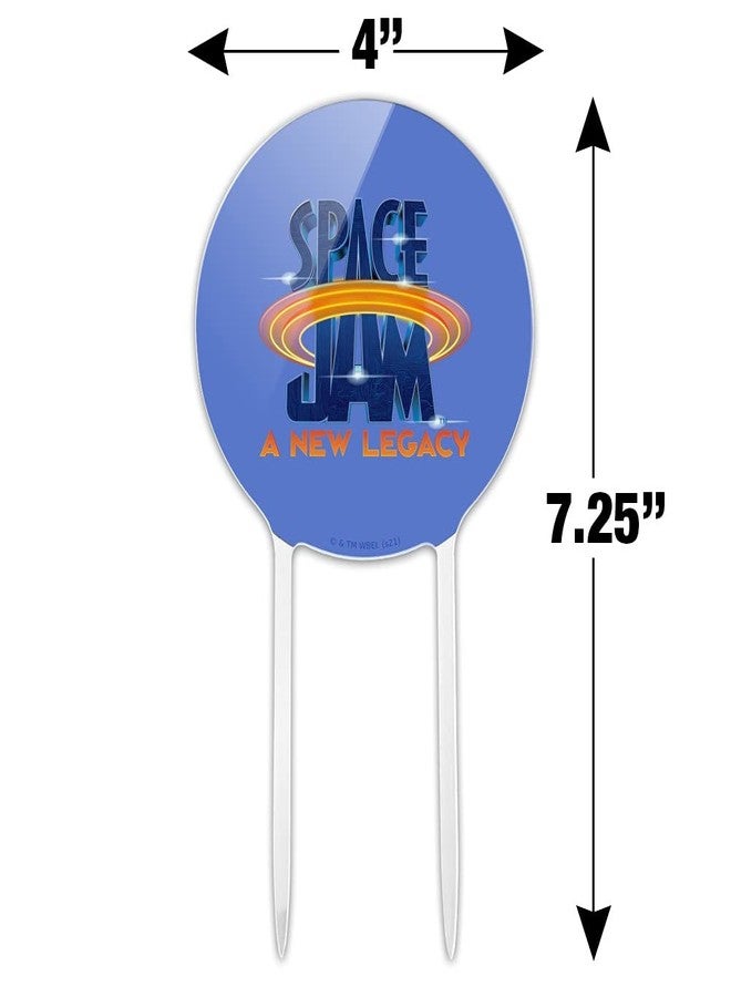 GRAPHICS & MORE Acrylic Space Jam: A New Legacy Logo Cake Topper Party Decoration for Wedding Anniversary Birthday Graduation - Image 2