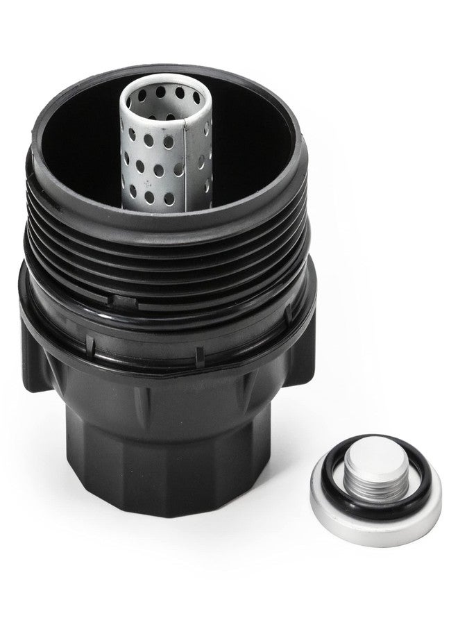 ROVIKE Oil Filter Housing Cap For 2009-2019 Toyota Camry Tacoma Highlander RAV4 Avalon Sienna Venza, 2009 2010 2011 2012 2013 2014 2015 2016 2017 2018 2019 2020 VEHICLES,Replace 15620-36010,15620-36020 - Image 1