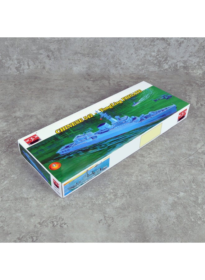 Trumpeter Assembled Model Electric Boat Airline Model Ratio 1:350 Chinese Navy 542 Tongling Frigate 04511-Color:Original Model - Image 2
