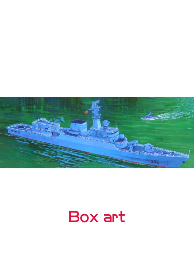 Trumpeter Assembled Model Electric Boat Airline Model Ratio 1:350 Chinese Navy 542 Tongling Frigate 04511-Color:Original Model - Image 4