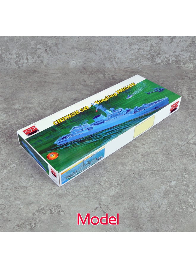 Trumpeter Assembled Model Electric Boat Airline Model Ratio 1:350 Chinese Navy 542 Tongling Frigate 04511-Color:Original Model - Image 1