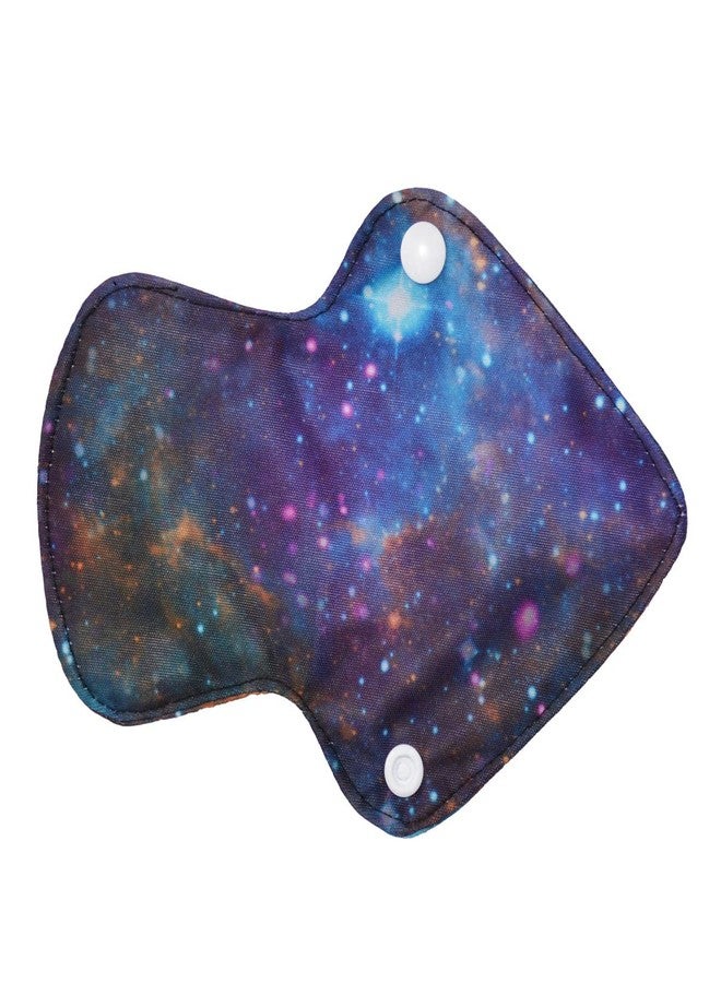 Sigzagor 5 Thong Panty Liners 1 Wet Bag Cloth Menstrual Pads Sanitary Reusable Washable (Universe Pack - Image 3