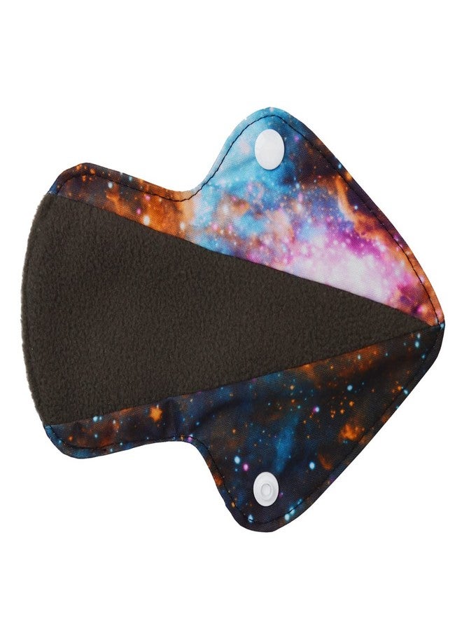 Sigzagor 5 Thong Panty Liners 1 Wet Bag Cloth Menstrual Pads Sanitary Reusable Washable (Universe Pack - Image 4