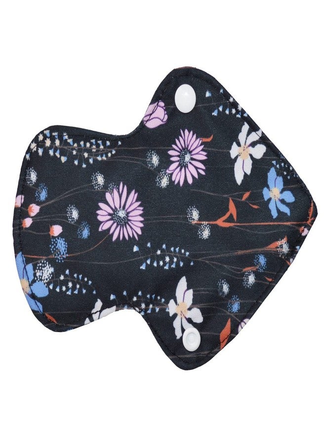 Sigzagor 5 Thong Panty Liners 1 Wet Bag Cloth Menstrual Pads Sanitary Reusable Washable (Universe Pack - Image 5