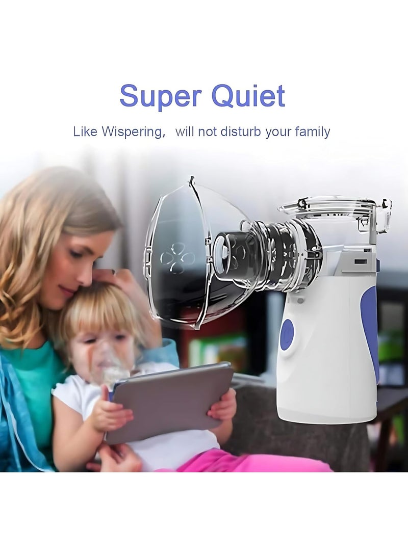 Portable Handheld Nebulizer – Battery & USB Powered Steam Inhaler – High Precision Respiratory Relief for Kids & Adults – Lightweight Design for Cough & Cold - Image 5