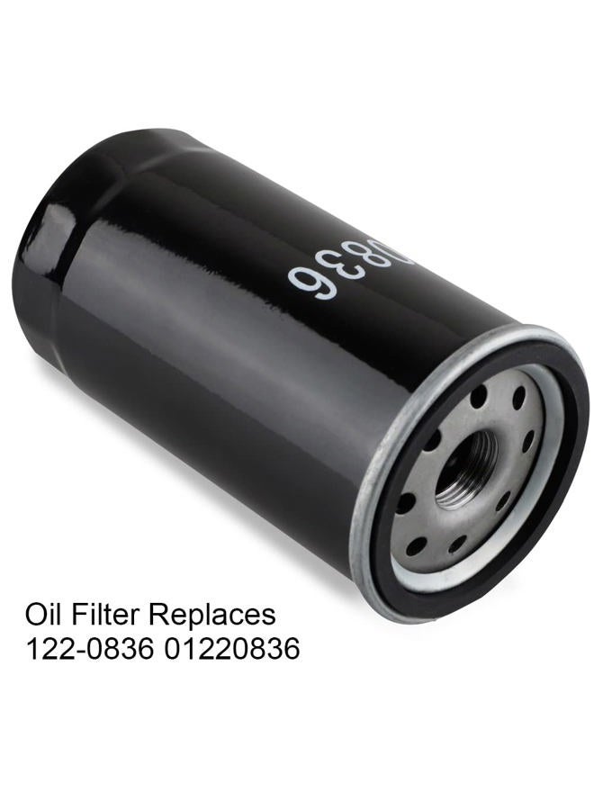 HUSWELL 122-0836 Oil Filter 140-3116 Air Filter for Cummins Onan 5500 7000 RV Generators HGJAA HGJAB HGJAC-Oil Change Kit - Image 2