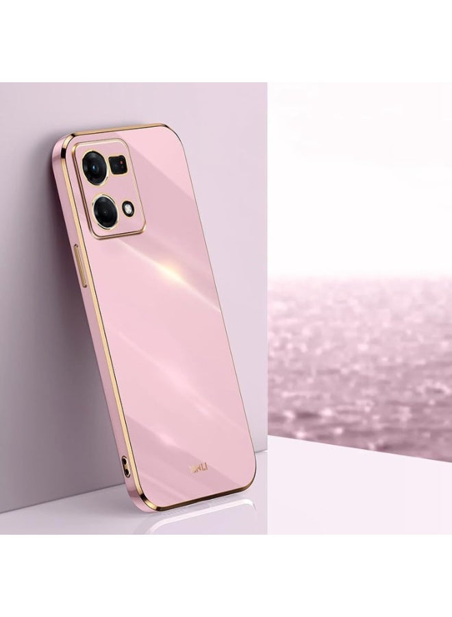 جراب حماية رفيع من السيليكون مضاد للصدمات متوافق مع موبايل رينو 8/ 4G (أرجواني)