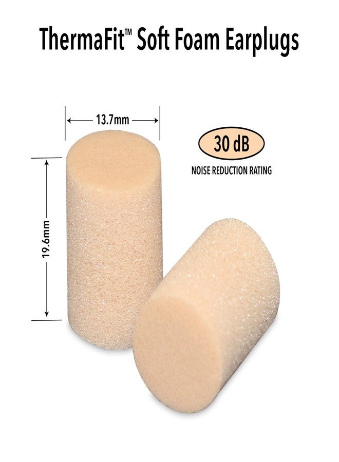 Mack's Mack’s ThermaFit Soft Foam Earplugs, 40 Pair - Comfortable Ear Plugs for Sleeping, Snoring, Work, Travel & Loud Events | Made in USA | Newly Upgraded and Improved - Image 2