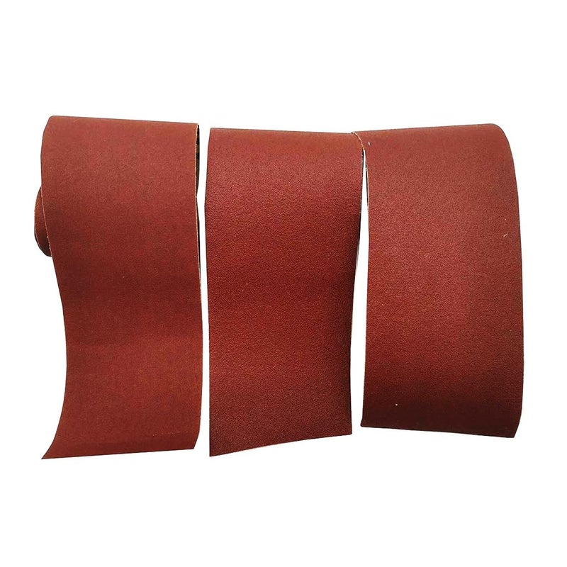 SANDCASTLE Sandcastle Silicon CarbideAluminium Oxide 50 60 80 100 120 150 180 220 320 Grit 4inch Wide Sand Paper Emery Cloth Roll for Grinding Polishing Wood Working Metals 9 m - Image 2