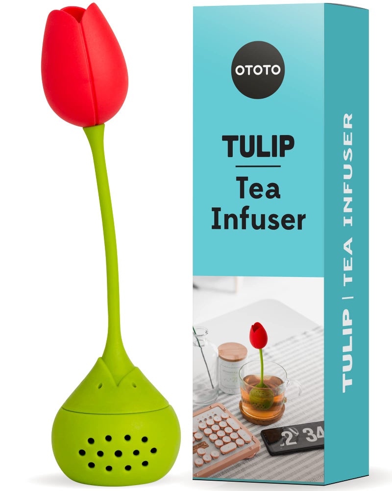 OTOTO Cute Tea Infuser - Loose Leaf Tea Steeper, Tea Accessories, Tea Diffusers, Tea Strainers, Cute Gifts, Tea Gift Set, Kitchen Gifts Cooking Gadgets - Image 1