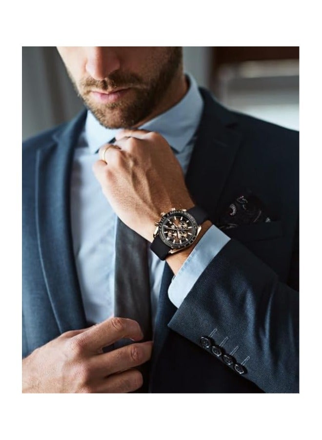 BENYAR Watches for Men Watch Quartz Luxury Chronograph Water Resistant Watch 5140 220mm - Image 3