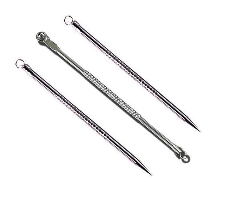 Out of the Box OUT OF BOX Stainless Steel Blackhead Remover Needle(Pack of 3) - Image 1