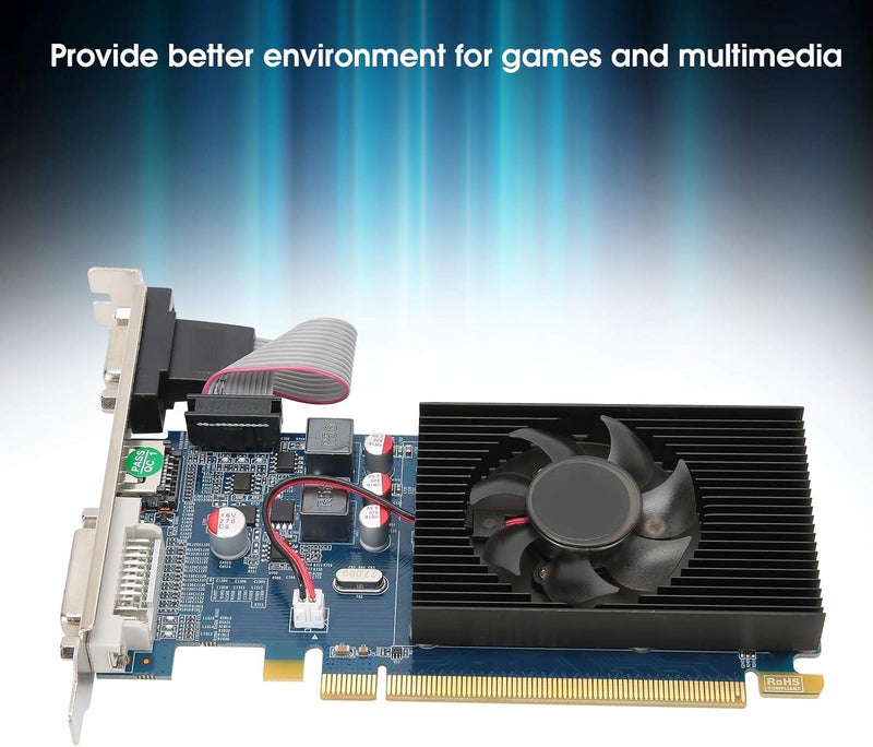 كلاراكو بطاقة رسومات حاسوبية، 2 جيجابايت DDR3 PCI Express 3.0 64 بت 600 ميجاهرتز 160 وحدة 3D API HD6450 - Image 2