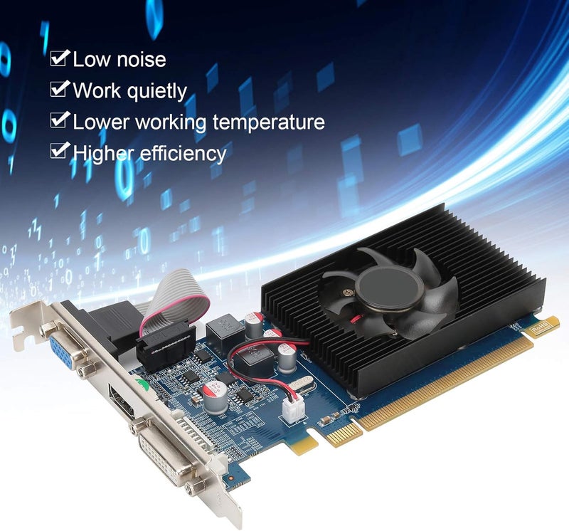 كلاراكو بطاقة رسومات حاسوبية، 2 جيجابايت DDR3 PCI Express 3.0 64 بت 600 ميجاهرتز 160 وحدة 3D API HD6450 - Image 3