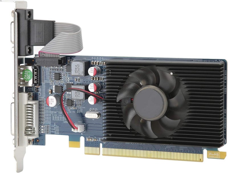 كلاراكو بطاقة رسومات حاسوبية، 2 جيجابايت DDR3 PCI Express 3.0 64 بت 600 ميجاهرتز 160 وحدة 3D API HD6450 - Image 1