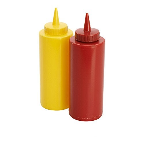 Good Old Values Good Old Values Plastic 11.5 oz Ketchup & Mustard 7 in Dispensers Bottles  - Image 2