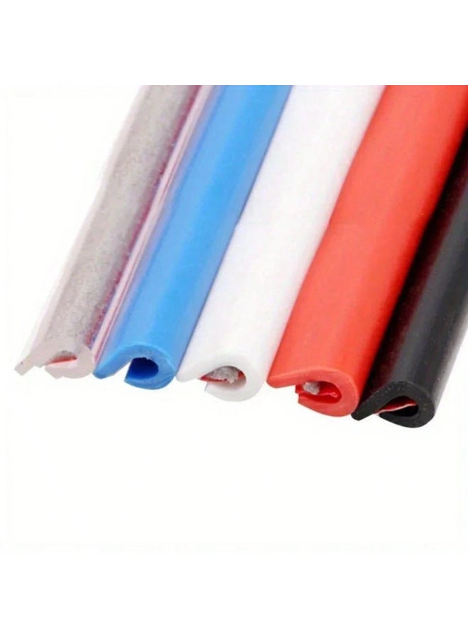 5-Meter Anti-Scratch Car Door Edge Guard Strip – U-Shaped Rubber Protection – Adhesive Door Edge Protector - Image 3