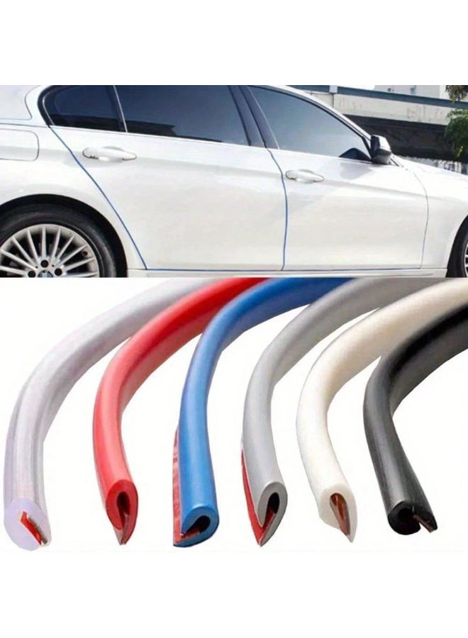 5-Meter Anti-Scratch Car Door Edge Guard Strip – U-Shaped Rubber Protection – Adhesive Door Edge Protector - Image 2