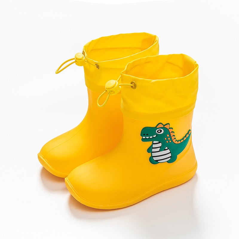 Children'S Rain Boots, Boys' Waterproof Rain Boots, Girls' Baby Lightweight Non-Slip Water Boots, Kidsren'S Toddler Dinosaur Rain Boots - Image 1