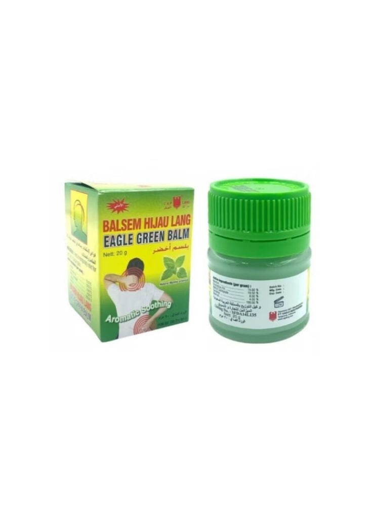 Eagle Green Balm Balsem Hijau Lang – Pain Relief for Back, Joints & Muscles – 20g - Image 2