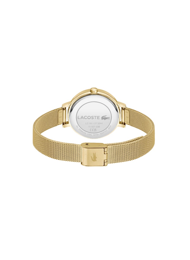 LACOSTE LACOSTE ROUND ANALOG WOMEN'S SILVER WHITE CASE WATCH - 2001401  - Image 3