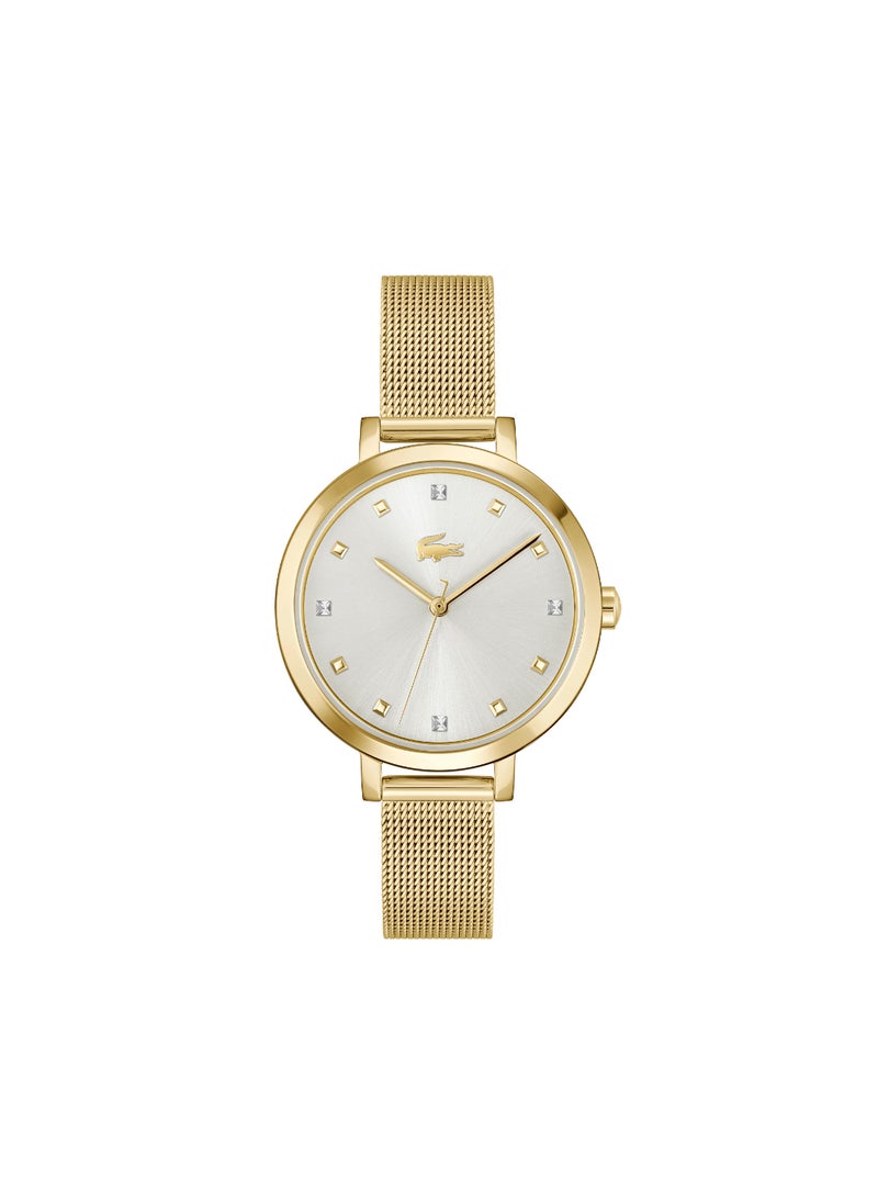 LACOSTE LACOSTE ROUND ANALOG WOMEN'S SILVER WHITE CASE WATCH - 2001401  - Image 2