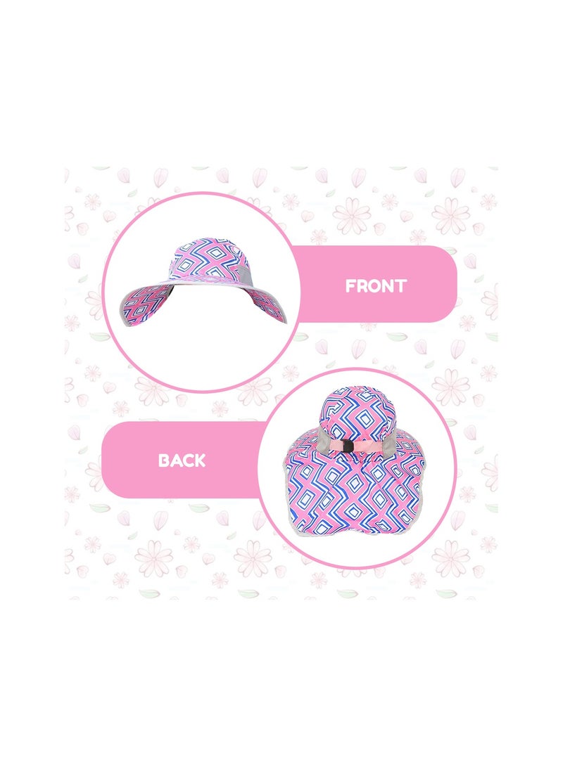 NENOUSH Bucket Hat For Girls-Kids Bucket Hat-Sun Protection Hat-Perfect For Beach-Pool-Travel-Hiking And Camping-Sun Hat For Girls - Image 4