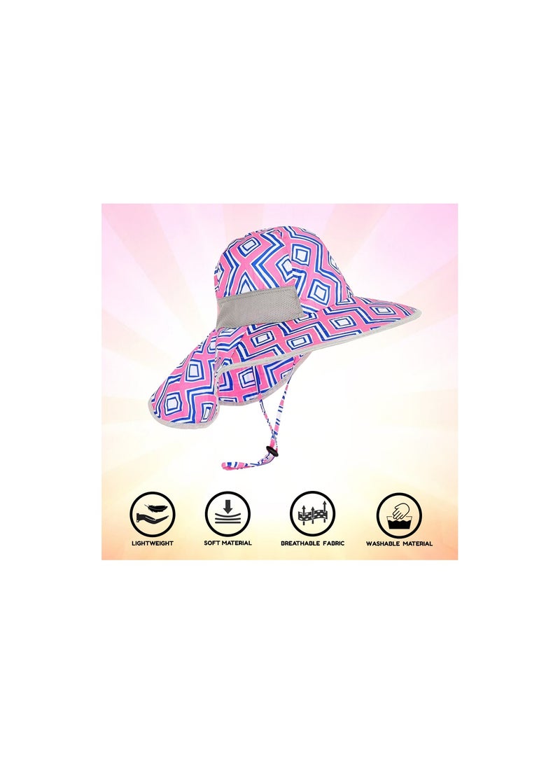 NENOUSH Bucket Hat For Girls-Kids Bucket Hat-Sun Protection Hat-Perfect For Beach-Pool-Travel-Hiking And Camping-Sun Hat For Girls - Image 5