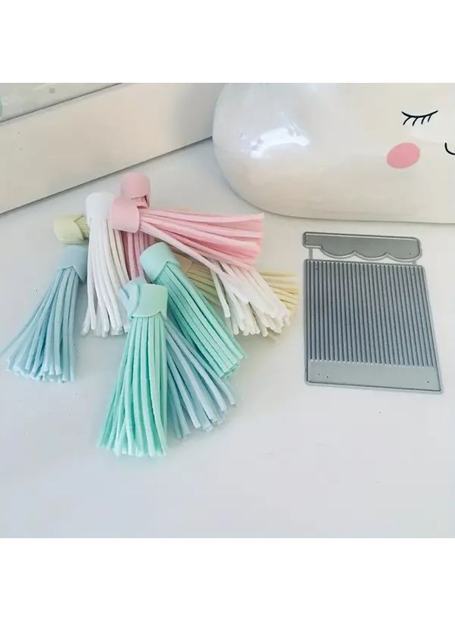 Elegant Tassel Metal Cutting Die 2.56x1.77 Inch for Scrapbook Embossing and Craft Decoration - Image 1