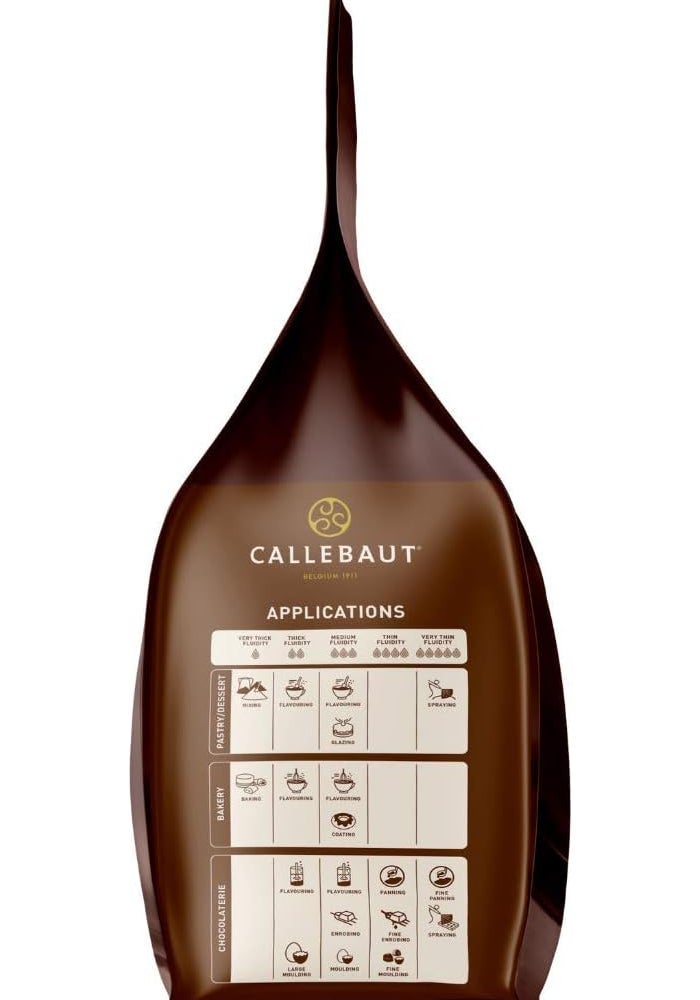 Callebaut Belgian Dark Chocolate Callets 54.5% - Image 4