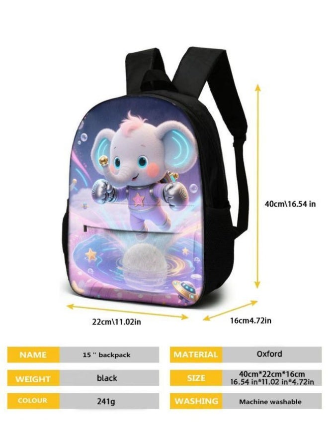 Bright Li Fire Backpacks + handbags + stationery bags | Back-to-school season/festival gifts | Cartoon bag three-piece set, easy to deal with various occasions (available for students, children, friends outings, mountain climbing, school, etc.) - 105 - Image 5