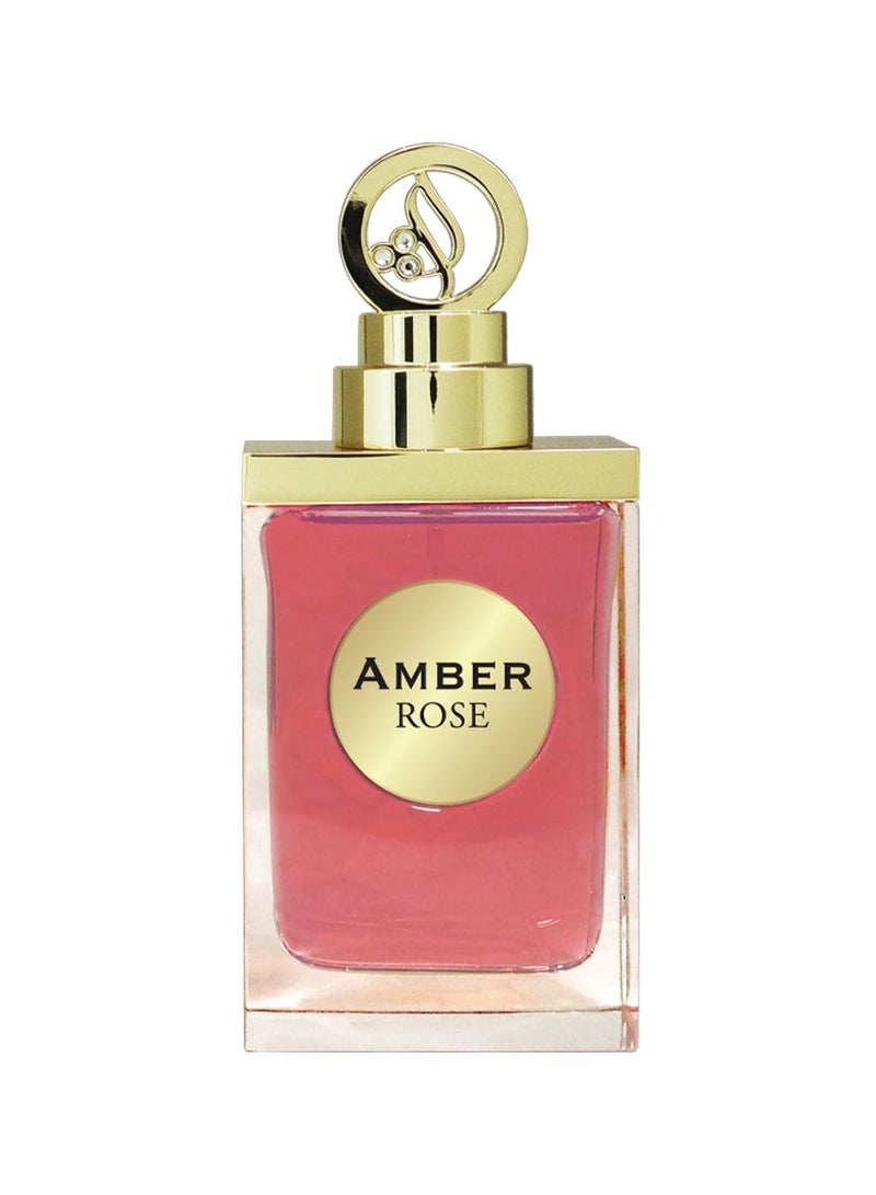 Shaikh Saeed عطر أمبر روز من الشيخ سعيد للنساء | عطر فاخر مع الورد والفلفل والزعفران والياسمين والعود والباتشولي ونغمات حيوانية - زجاجة 100 مل - Image 1