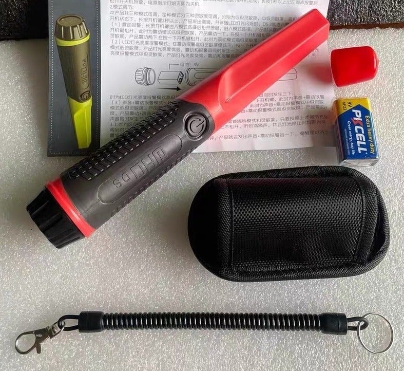 Metal Detector Handheld Pin pointer, Fully Waterproof 360° Search Pin Pointer Wand, High Sensitivity Detectors Treasure Pinpointing Finder Probe, Suitable for Adults  Kids