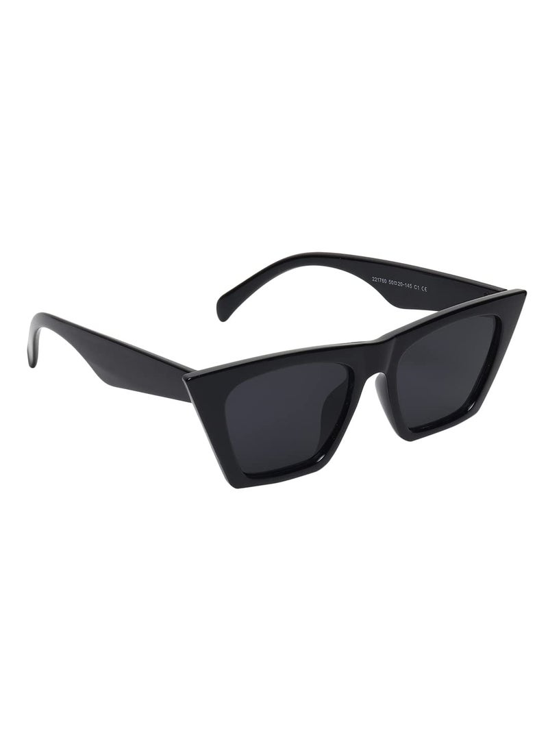 CRIBA Stylish Black UV400 Sunglass - PC BLack - Image 2