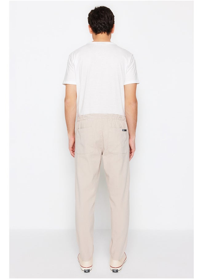trendyol - Stone Regular Fit Gabardine Trousers TMNSS23PL00033 - Image 1